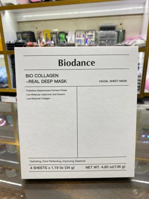 ماسک صورت بایودنس Bio Collagen Real Deep پک ۴ عددی اصل